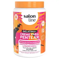 SALON LINE - Gelatina + Crema para peinar Definición Extraordinaria 1kg