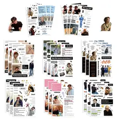 GENERICO - PAQ X8 PLANCHAS DE STICKERS ENHYPEN