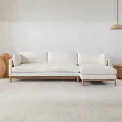 GENERICO - Seccional Derecho Hargreve con Base Zócalo en Tela Chenille Antifluido