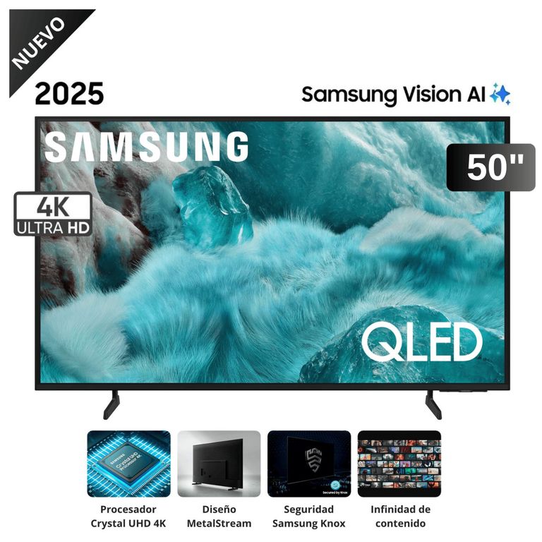 Televisor QLED 50 Visión AI Smart TV QN50Q7FA 2025