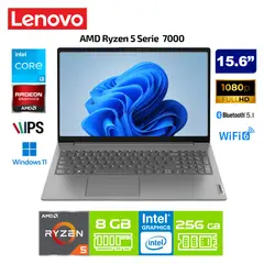 LENOVO - Laptop V15 G4 AMN AMD Ryzen 5 7520U 8GB LPDDR5 RAM 256GB SSD 15.6" FHD