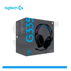 LOGITECH - AURICULARES CON MICROFONO MOD: G335 NEGRO SONIDO 7.1 USB.