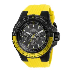 INVICTA - Reloj Aviator 33038 Amarillo Hombre
