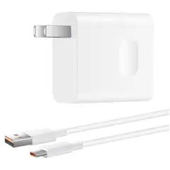 GENERICO - CARGADOR HUAW CARGA RAPIDA 100 WATTS TIPO C CON LOGO