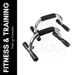 GENERICO - Push up Cromado para hacer Flexiones