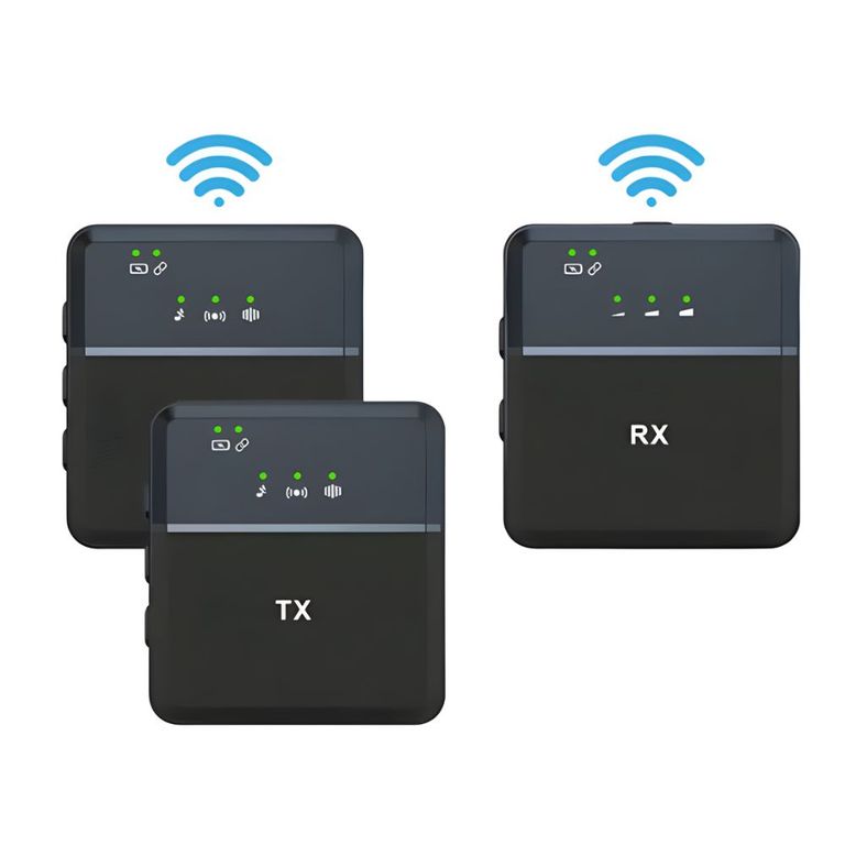 Microfono Inalambrico Solapero Sx9 Tipo C Jack - Negro