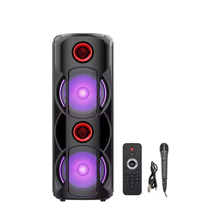 Parlante con Microfono Altavoz Bocina Bluetooth Fiesta Karaoke Inalámbrico