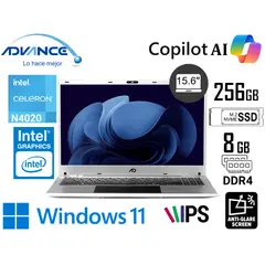 ADVANCE - NOTEBOOK 15.6 CN9854 CELERON N4020 8GB 256GB - GRIS