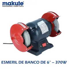MAKUTE - ESMERIL DE BANCO DE 6” 370W