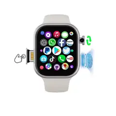 GENERICO - SmartWatch VP19 Pro+ Chip Android 32GB + 512GB Wifi Huella Titanium