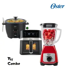 OSTER - TriPack Licuadora 1.5 L - Freidora y Olla Arrocera