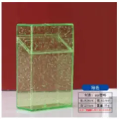 GENERICO - CAJA ACRILICO VERDE PARA PHOTOCARDS