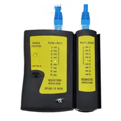 GENERICO - Probador de Cable UTP Red Lan RJ45 RJ11