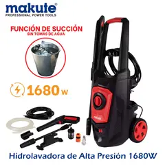 MAKUTE - HIDROLAVADORA DE ALTA PRESION DE 1680W