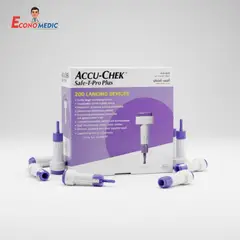 ACCU CHEK - Lancetas Retráctil descartable Safe T Pro Plus - Accu-Check