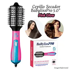 BABYLISS PRO - Cepillo Secador de Aire Caliente BaBylissPRO 72mm Fucsia Glow
