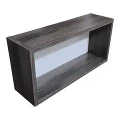 GENERICO - Repisa Estante Flotante Rectangular Melamina Carbón