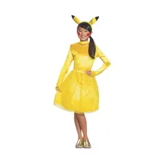 POKEMON - Cosplay Niña Clasico Pikachu Talla L 10 12