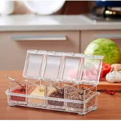 GENERICO - CONDIMENTERO ACRILICO DE 4 RECIPIENTES