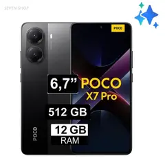 XIAOMI - Poco X7 Pro 5G 512gb 12gb Ram Dual Sim - NEGRO