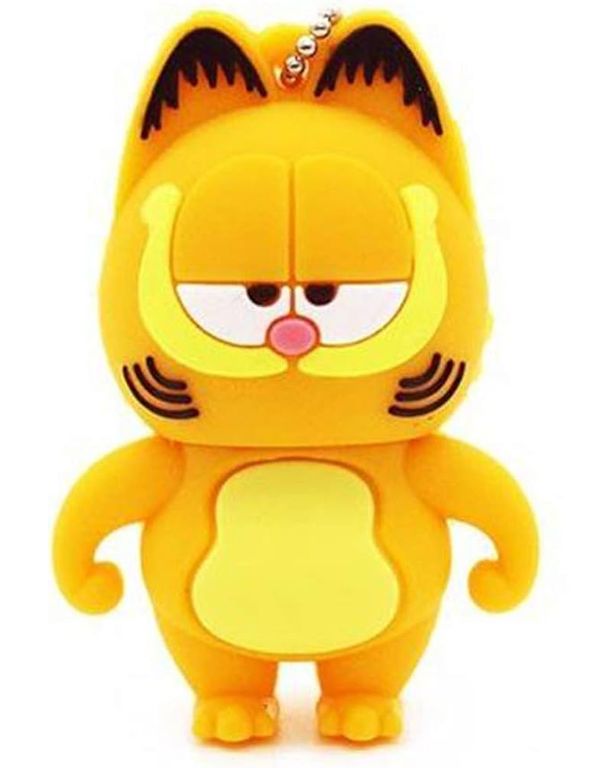 USB PENDRIVE 16 GB GATO NARANJA