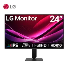LG - Monitor 24U411A 24 pulgadas FHD IPS 120 hz 5 ms HDMI VGA