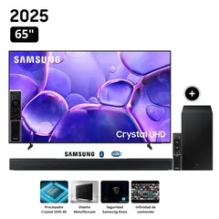 SAMSUNG - Televisor Smart TV 65Crystal UHD 4K UN65U8000F + Soundbar HW-B450