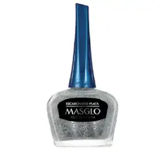 MASGLO - Decoración Escarchado Plata 135ml