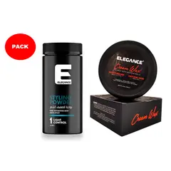 ELEGANCE - Pack Polvo texturizador + Cera Hair Cream Wax