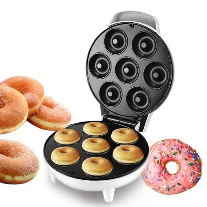 Máquina Eléctrica para Mini Donas Plus - Antiadherente y Rápida – 7 Donas por Lote