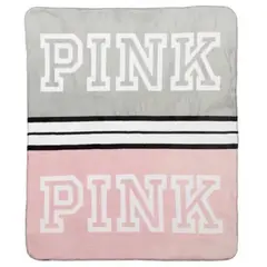 PINK - MANTA LOGO VICTORIA’S SECRET SHERPA