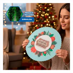 GENERICO - Juego de Individuales Rojos con Merry Christmas Santa y Arbol Y+Guirnalda Nav