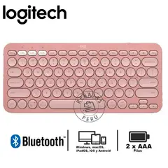 LOGITECH - Teclado Pebble 2 K380S Bluetooth Inalámbrico Rose SP