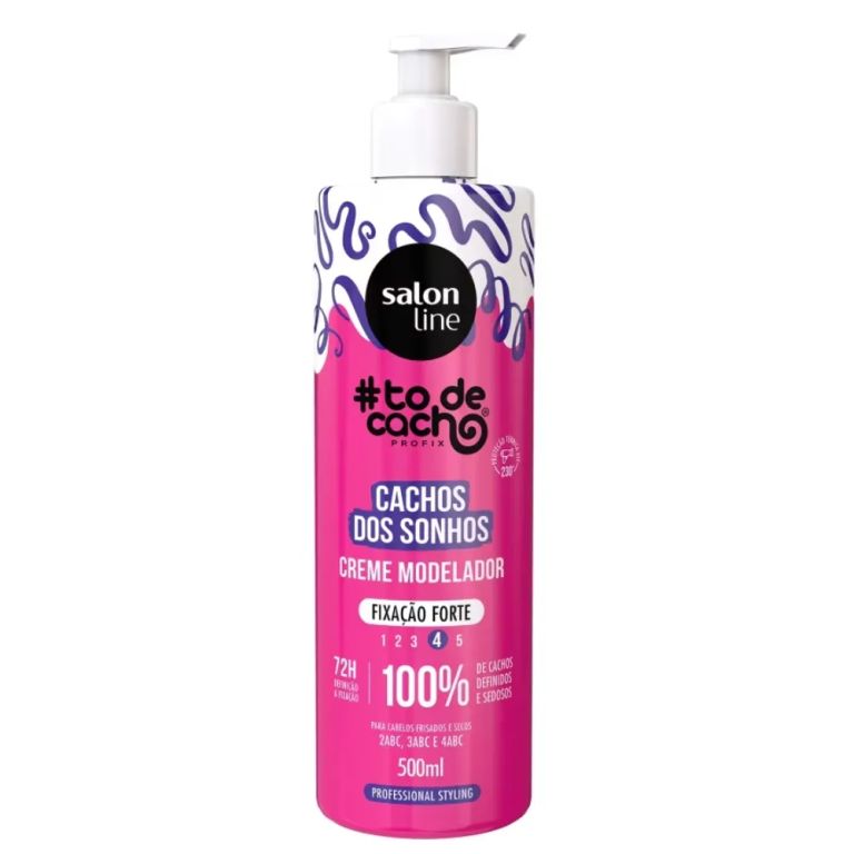 Crema Modeladora Fuerte Cachos Dos Sonhos 500ml