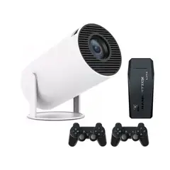 GENERICO - Mega Pack Gamer - Proyector con control + Game Stick + 2 Controles