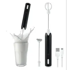 GENERICO - MINI BATIDORA ELECTRICA PORTATIL RECARGABLE