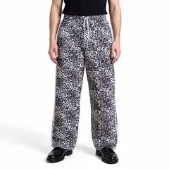 GENERICO - Pantalón Palazo animal print con franjas