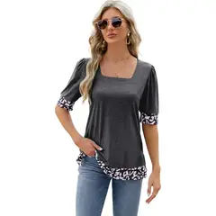 BLWOENS - Polera Manga Corta Mujer - Gris