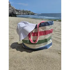 INA FEMM - Beach tote bag multicolor
