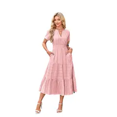 BLWOENS - Vestido Mujer - Rosado