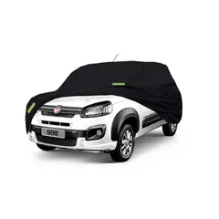 FUNCOVER - Cobertor Auto fiat Uno Way hatchback Impermeable Funda Premium Negro