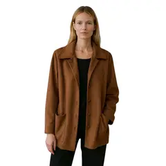 AMA OUTFITTERS - CHAQUETA DE GAMUZA CON BOTONES