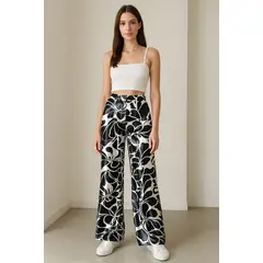 AMA OUTFITTERS - PANTALON DE SATIN ESTAMPADO MAGGY