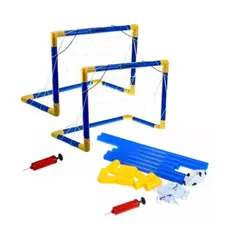 GENERICO - Arco De Futbol 2 unid Para Niños Armable Pelota