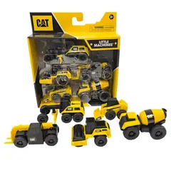 CAT - Set de 5 Vehículos de Construcción de 8 cm fricción Funrise 83330