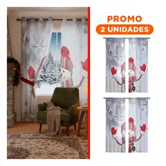 ANIMALIA - Pack2 Set con Muñeco de Nieve Gorra Roja para Uso Festivo de Blanco