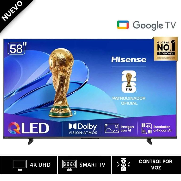 Televisor 58 Pulg QLED UHD 4K 58Q6QV 2025