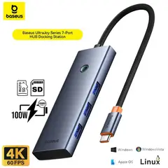 BASEUS - Hub 7 en 1 HDMI 4K 60Hz 100W PD