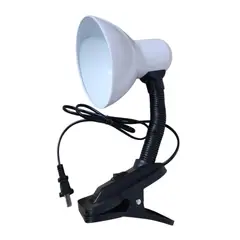 GENERICO - Lámpara de escritorio con soporte presion - BLANCO