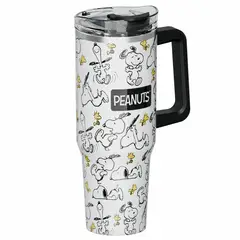 SNOOPY - Mug termo con asa Chibi 1200 ml blanco